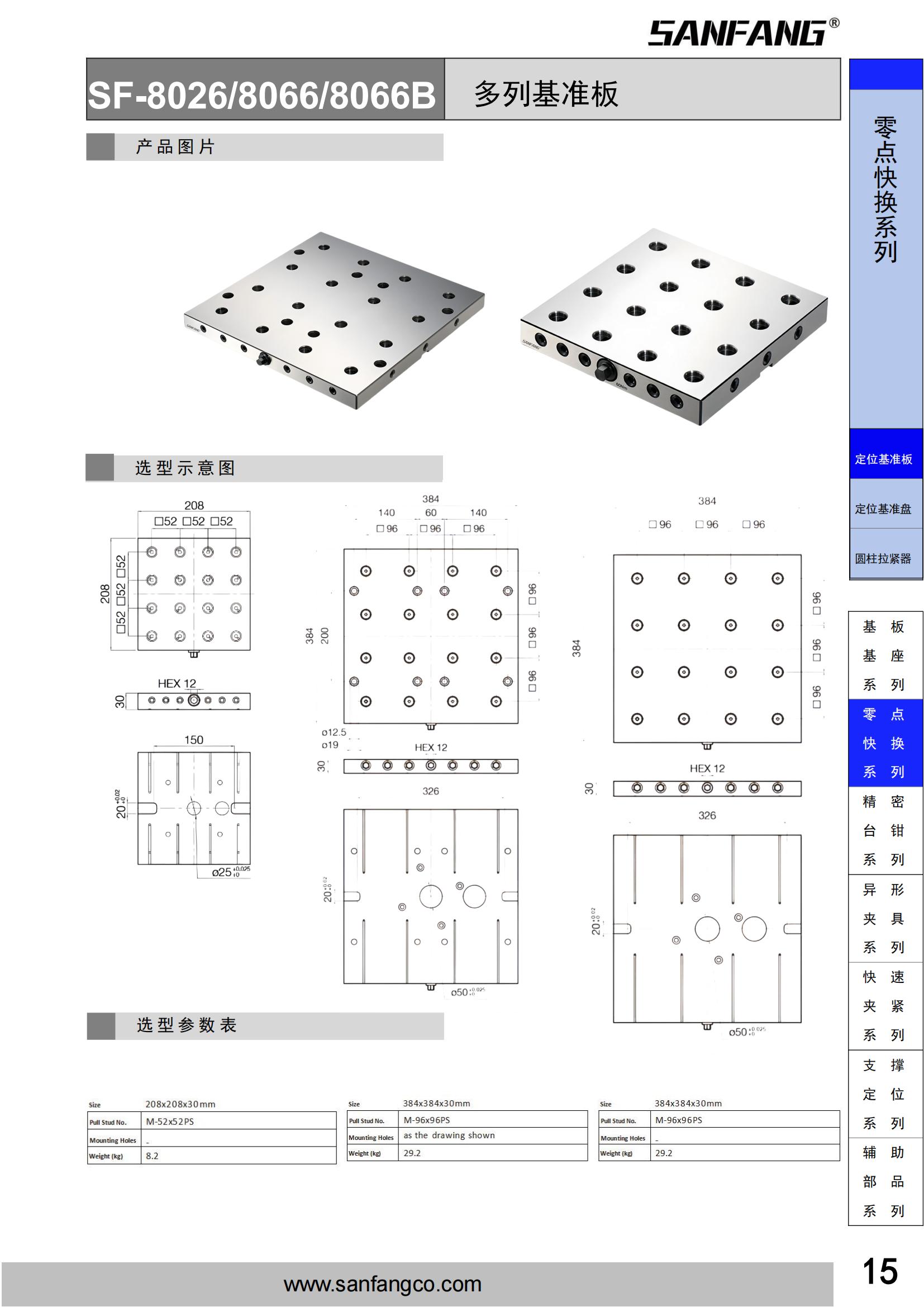 多列基準板